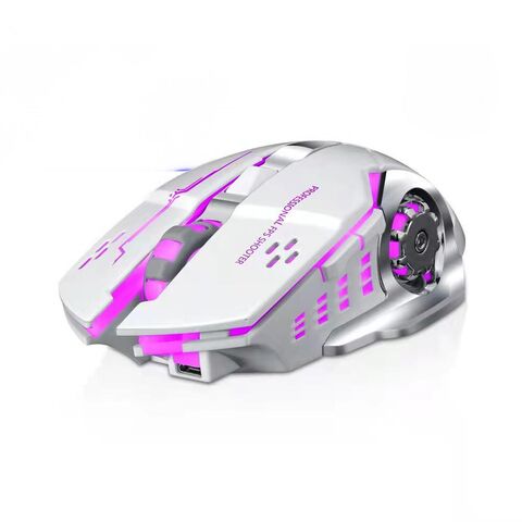 Rato Gaming com Fio Branco com Carcaça em Favo de Mel, Ratos Gaming Leves e Ergonómicos para Computador, Gaming para Windows for sale at factory direct price