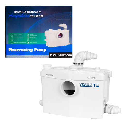 FLO800 110V Zerkleinerer-Abwasserpumpe Japanische Toilette Klassischer Stil für stark frequentierte Bereiche