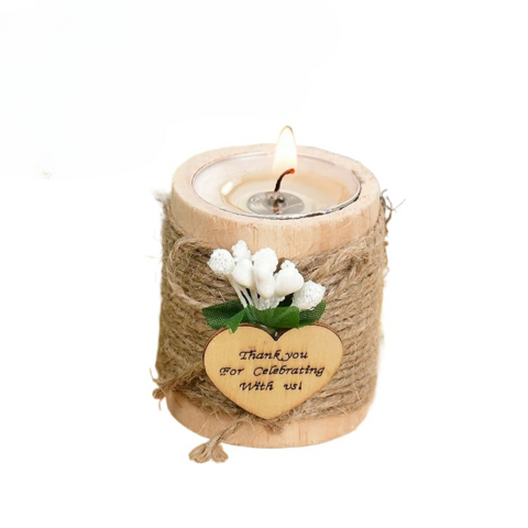 Bougeoir en Bois Promotionnel pour Bougies Chauffe-Plat, Ornements Cadeaux, Décoration de Table pour Fête et Maison for sale at factory direct price