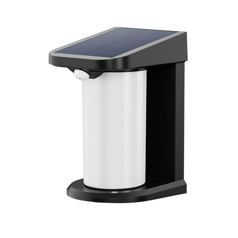 Moderne, schlichte, kreative, künstlerische IP54 wasserdichte LED Wandleuchte mit Bewegungssensor, Solarbetrieb, energiesparend für den Garten. for sale at factory direct price