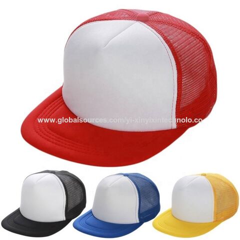 Bonés de beisebol de malha de espuma respirável com bordado personalizado, aba curva de alta qualidade e novo design de moda for sale at factory direct price