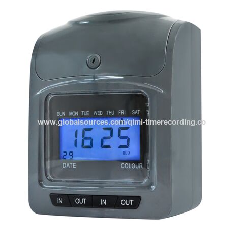 4 Column Employee Card Punch Time Recording Attendance Machine 4 Column ...