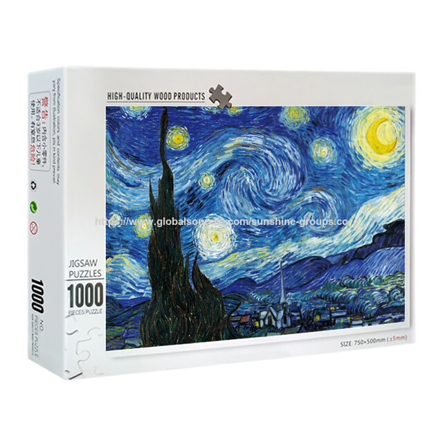 Rompecabezas de Madera Personalizado 1000 Piezas Grande Adulto Alivio del Estrés Regalo Niños Bloque Educativo Puzzle