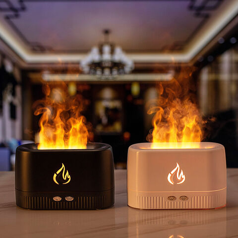 Flammen Aroma Diffuser mit Flammeneffekt Simulation, USB Diffuser, Flammen Luftbefeuchter for sale at factory direct price