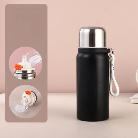 Cheap portable straight drinking bouncing stainless steel water flask household for sale at factory direct price