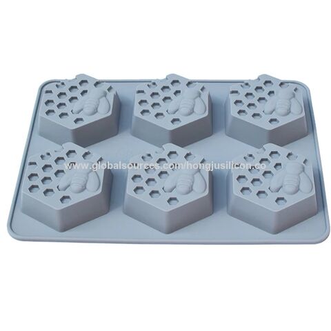 Moules à savon en silicone à 4 cavités, outil de fabrication de savon de massage pour moules à trou unique, meilleures ventes for sale at factory direct price
