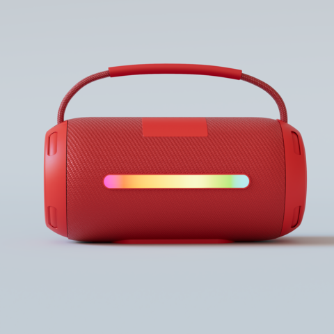 Haut-parleur Bluetooth portable, carte enfichable, sans fil, avec audio extérieur RVB, subwoofer portable, petit haut-parleur en tissu, cadeau