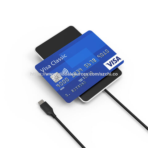 Lecteur de cartes à puce NFC sans contact USB, CNS-CR 13,56 MHz, ISO14443A/B, lecteur de cartes à puce pour PC et Mac for sale at factory direct price
