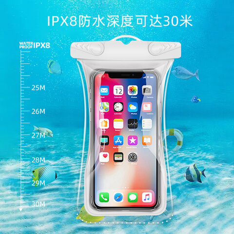 ZONYSUN Funda Impermeable Flotante IPX8 para Teléfono Móvil con Cordón, Pantalla Táctil Subacuática hasta 30 m, Ideal para Kayak y Actividades al Aire Libre for sale at factory direct price