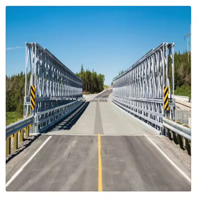 Puente Temporal Compacto Bailey de Estructura de Acero - Proveedor Chino