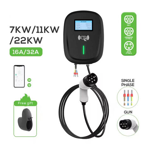 Evse Wallbox 7kw 11kw 22kw Level 2 Fast Charging Station Ev Wall ...