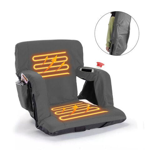 Assentos de estádio dobráveis e personalizáveis de baixo preço, almofada esportiva dobrável, cadeira de camping e piquenique com almofada de aquecimento for sale at factory direct price