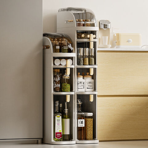 Armario de almacenamiento multi-capa estrecho de 18 cm con cajones para baño y cocina - Solución de almacenamiento vertical for sale at factory direct price