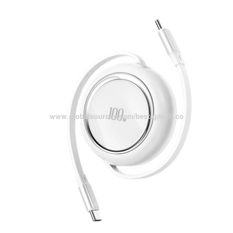 Nuevo cable retráctil tipo C de 100 W de carga rápida PD para coche, cable de datos Micro USB para teléfono Android for sale at factory direct price