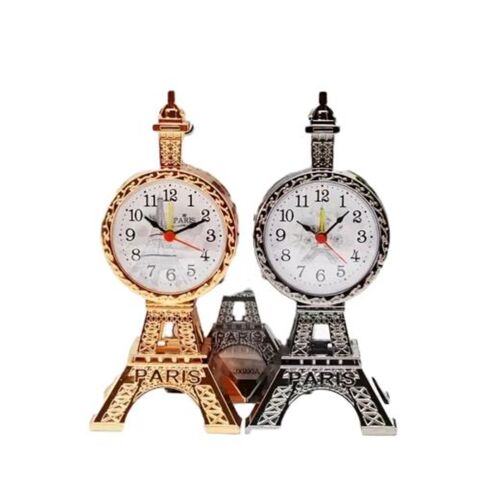Horloges de Table Décoratives en Gros, 1pc, Tour Eiffel, Réveil Vintage, Ornement à Pendule, Artisanat d'Art, Décoration d'Intérieur for sale at factory direct price