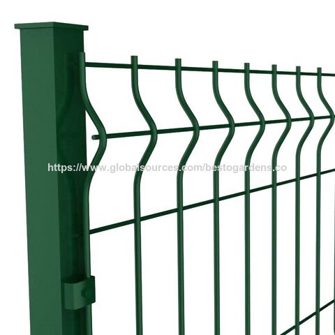 High Quality Galvanized Steel Metal Pvc Coated 3d V Bending Welded ...