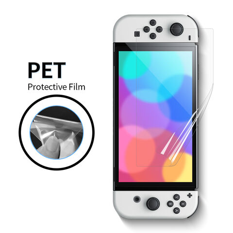 High quality Clear Flexible PET Screen Protector for Nintendo Switch OLED Anti Scratch Game console protective film Full Cover for sale at factory direct price