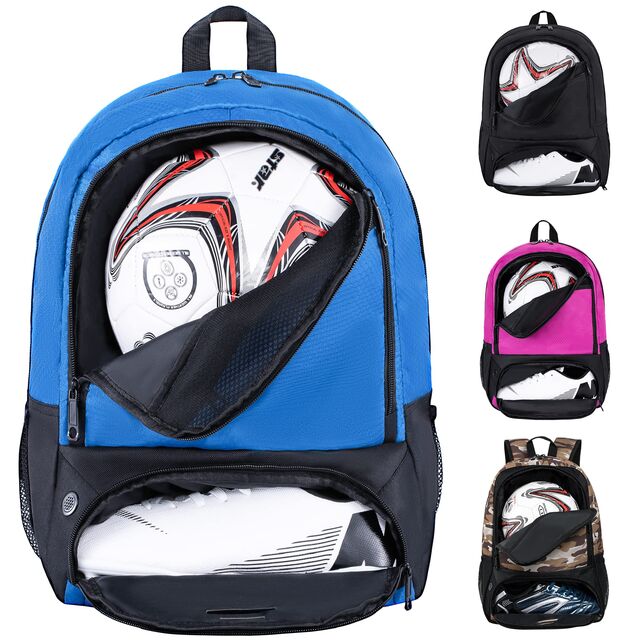 Sac à dos de football d'extérieur pour le football, sac à dos pour le football, le volley-ball et le handball, TISSU AVEC fermeture éclair GRS avec OEKO