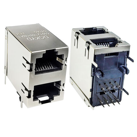 Rj45 Multi Port Shielded Connector Without Light Strip Shielding ...
