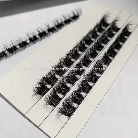 Maynice 2023 Cils Super Fins en Touffes avec Bande, Faciles à Poser, Cils Individuels en Faux Vison en Gros, Extensions de Cils Prédécoupées DIY for sale at factory direct price