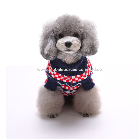 Ropa para mascotas gato Navidad copo de nieve suéter perro ropa invierno listo enviar al por mayor Perros vacaciones