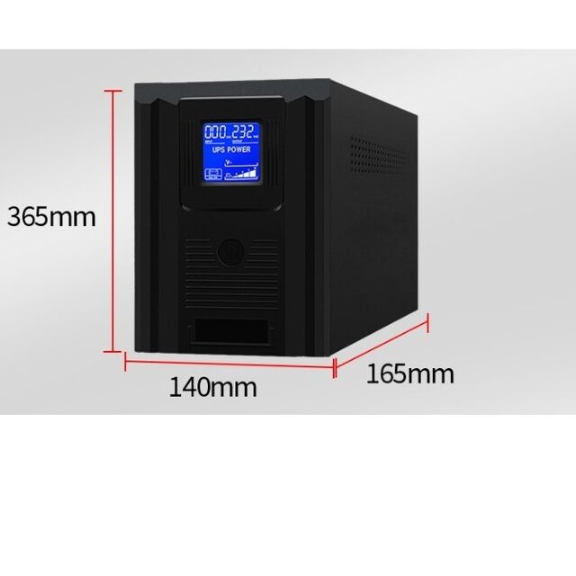 Alimentation sans interruption (ASI) 600W avec batterie de secours pour stockage d'énergie explosive, protection contre les pannes de courant stabilisées pour ordinateur - Alimentation de secours d'urgence