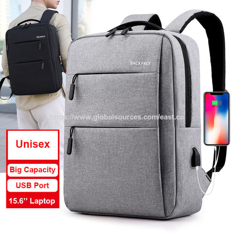 Mochila de Negocios Impermeable de 15.6 Pulgadas con Logo Personalizado de Alta Calidad para Hombre, Mochila para Laptop con Carga USB Inteligente for sale at factory direct price