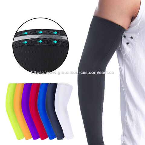 Manchons de compression pour bras de basket-ball, confortables, respirants, antidérapants, pour dissimuler les tatouages. Vente en gros, refroidissement pour cyclisme.