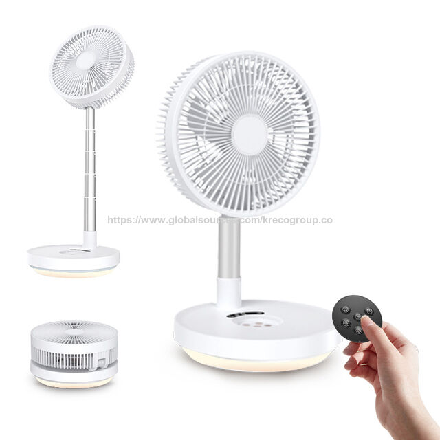 Ventiladores recargables USB, Ventiladores recargables, Ventiladores de escritorio, Ventiladores eléctricos con clip, Ventilador de circulación plegable con control remoto, KRE-KDF-562 for sale at factory direct price