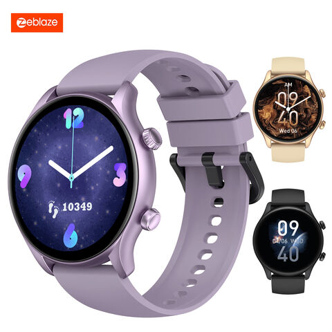 Zeblaze Btalk 3 Plus Reloj Inteligente con Llamadas de Voz, Pantalla a Color HD Grande de 1.39'', Smartwatch de Seguimiento de Fitness para Hombres y Mujeres