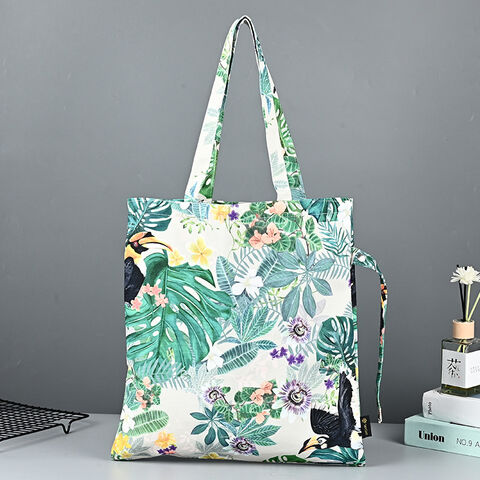 WOO Anpassbare Tragetasche aus Canvas in Unifarben, individuelle Größe - Canvas-Tragetasche nach Maß, Canvas-Umhängetasche, schlichte Canvas-Tasche zum selbst Gestalten