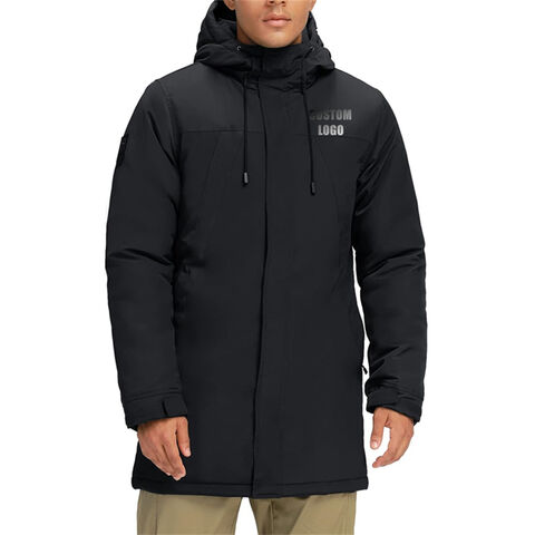 Casaco Acolchoado Masculino 2025 com Zíper, Design Superior, Manga Longa, Casacos de Inverno para Homem Plus Size