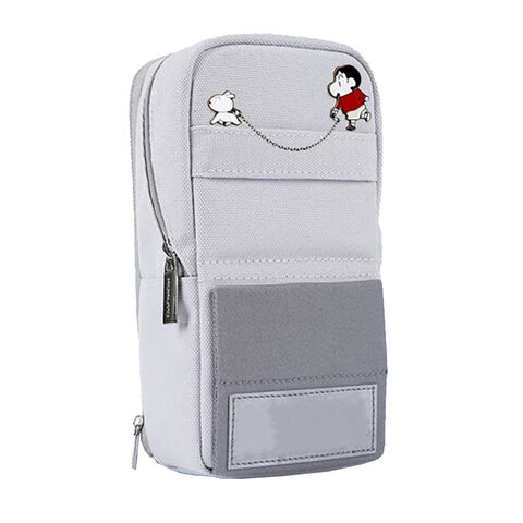 Estuche Grande de Lápices con Base Vertical, Neceser, Estuche Simple con Cremallera, Organizador Escolar, Universitario y de Oficina para Niñas y Adultos for sale at factory direct price