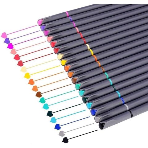 Stylos de couleur, pointe fine, stylos de dessin, stylos à ligne fine pour Bullet Journal, écriture, notes, calendrier, coloriage, art, fournitures de bureau et scolaires for sale at factory direct price