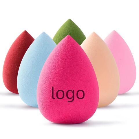 Esponjas de Maquillaje Portátiles Personalizadas, Mini Esponjas de Belleza Multicolor, Sin Látex, Suaves para Viaje al por Mayor for sale at factory direct price