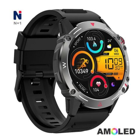 New Function Fitcloudpro Nks07 Amoled Screen Smart Watch Reloj ...