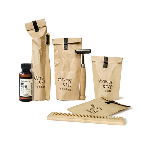 Free sample of hotel amenities kits vanity kit hotel hospital kit hotel mini toiletries hotel bath supplies hotel sewing kit for sale at factory direct price