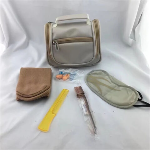 Free sample of personal hygiene kits cosmetics packaging set travel dental kit airline amenities kit teeth hygiene kit for sale at factory direct price
