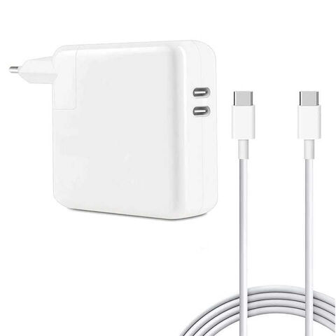 Carregador USB C de 116W Adaptador de energia de 2 portas GaN Carregador USB C de porta dupla com plugue dobrável compatível com MacBook Pro 16 for sale at factory direct price