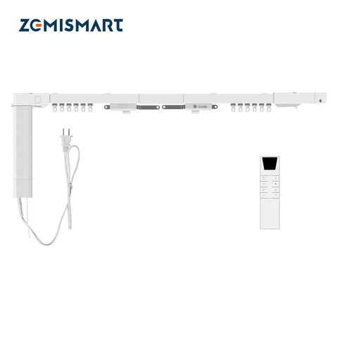 Zemismart materia sobre WiFi diapositiva cortina inteligente homekit smartthings Google Home App Control por Siri control de voz fácil instalación