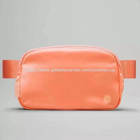 Pochete personalizada de alta qualidade para mulheres, ideal para ioga e esportes, bolsa transversal ajustável para a cintura.