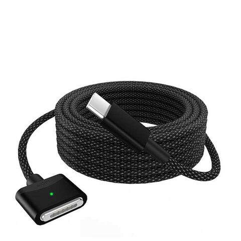 Câble de Charge USB C Magnétique 3 140W Compatible avec PD3.1 28V5A Charge Rapide pour Câbles pour MacBook