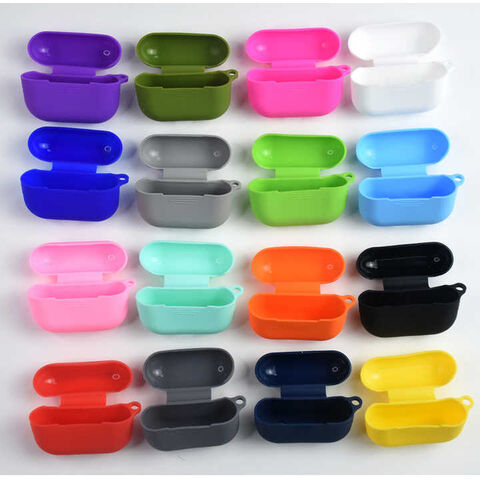 Capa de Silicone de Alta Qualidade para AirPods, Estojo Fino para Pro, Compatível com AirPods Gen 2 e 3 com Chaveiro for sale at factory direct price