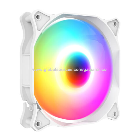 Ventilateur de boîtier PC haute performance, ventilateur de refroidissement d'ordinateur OEM personnalisé, lumière LED de haute qualité, ventilateur RGB de refroidissement pour ordinateur
