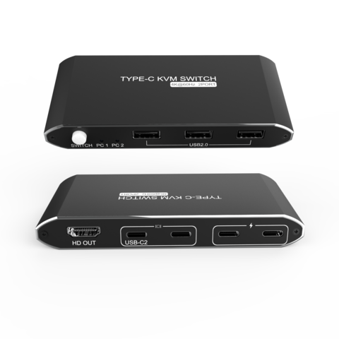 Tipo-c de alta calidad al por mayor directo KVM Swicther 4K * 2K @ 60Hz 3 * USB2.0 del interruptor del hdmi de KVM del precio competitivo de la fábrica for sale at factory direct price