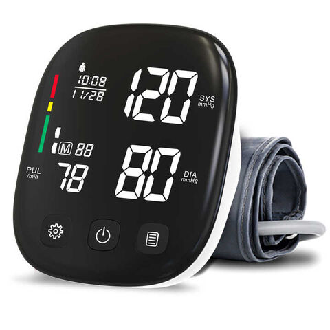 Tensiomètre numérique BP Machine Moniteurs de pression artérielle Électrique Portable Sphygmomanomètre Machine de pression artérielle au bras supérieur pour B2B