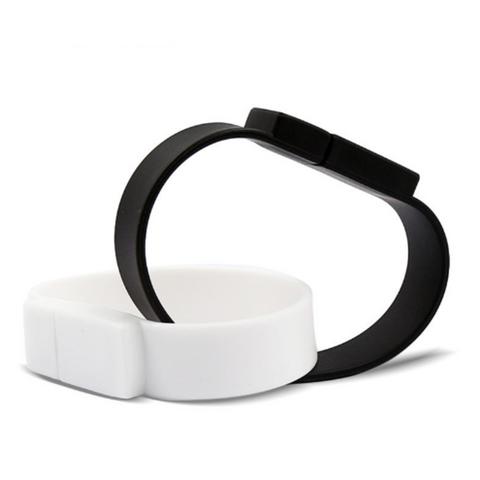 Hot-Selling 64GB USB Flash Drive Pen Silicone Wrist Bracelet with Colorful Lights PVC Memory 32GB USB 2.0 3.0 Interface