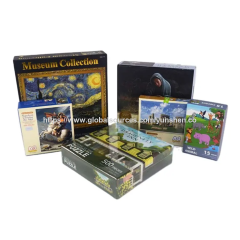 Fabricantes de Rompecabezas Personalizados al por Mayor, Juegos de Rompecabezas en Blanco por Sublimación IQ Personalizados, Papel de Dibujos Animados 2D de Calidad Premium