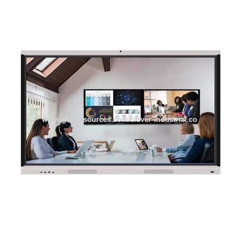 Pizarra interactiva 4K con pantalla TFT-LCD de 55/65/75/86 pulgadas, Quad-core MaliG52, Windows 10