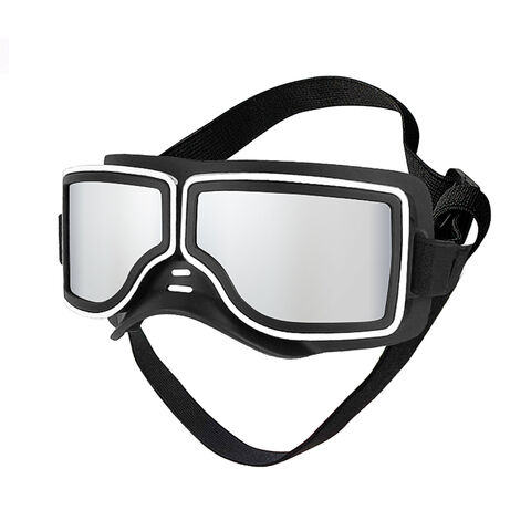 Lunettes pour animaux de compagnie Nouveau produit Lunettes de moto pour chiens Lunettes de soleil pour chiens moyens et grands Lunettes de protection contre le vent et crème solaire Accessoires pour animaux de compagnie